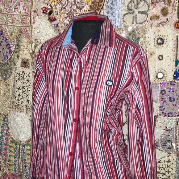 Multi colored 7 button colored blouse - Picture 1 of 2